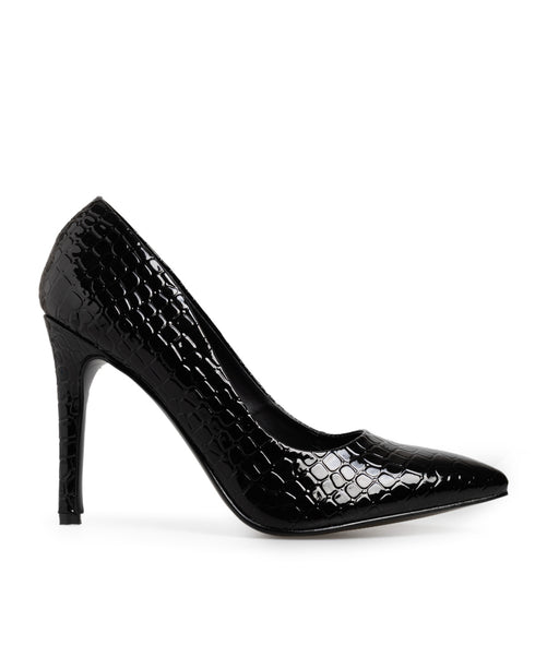 Zapatilla Negra Básica Croc 79009